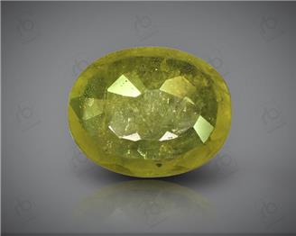Natural Heated & Treated Yellow Sapphire Certified 2.70 CTS (DIN 86160 )